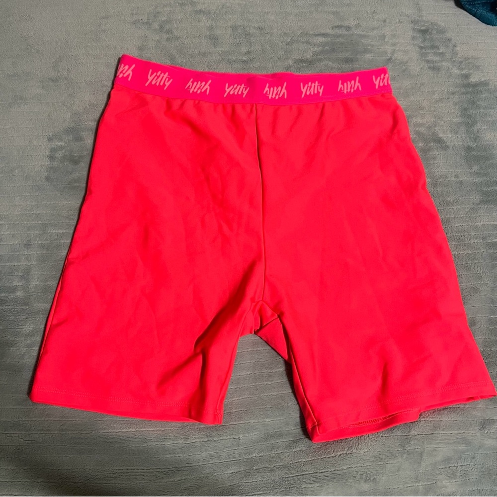 YITTY Bright Pink Active Shorts